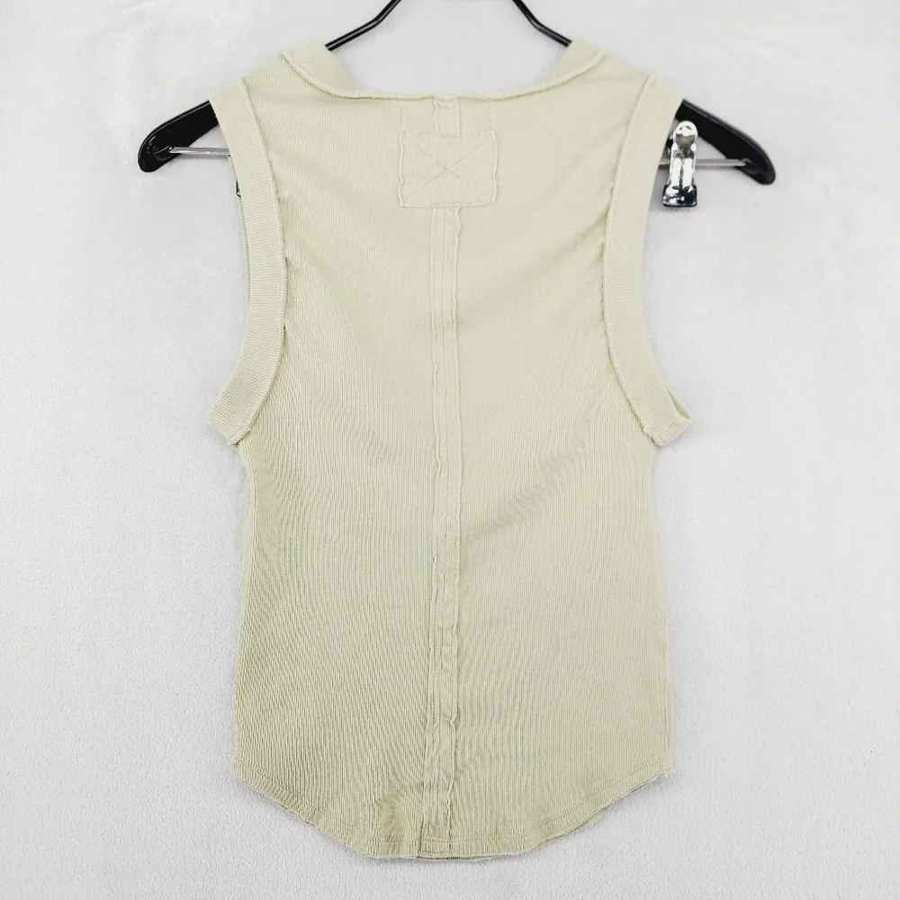 We The Free Mint Green Sleeveless Tank Top P154 - Picture 5 of 8
